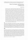 Research paper thumbnail of Islam, Sovereignty, and Democracy