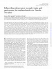 Research paper thumbnail of Inbreeding depression in male traits and preference for outbred males in Poecilia reticulata