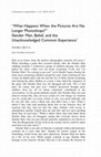 Research paper thumbnail of 'What Happens When the Pictures Are No Longer Photoshops?'  Slender Man, Belief, and the Unacknowledged Common Experience