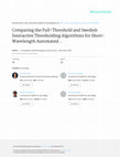 Research paper thumbnail of Comparing the full-threshold and Swedish interactive thresholding algorithms for short-wavelength automated perimetry