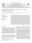 Research paper thumbnail of Artificial neural network modeling and response surface methodology of desalination by reverse osmosis