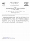 Research paper thumbnail of Determination of surface fuels moisture contents based on weather conditions