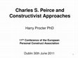 Research paper thumbnail of Charles S. Peirce and Constructivist Approaches