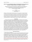 Research paper thumbnail of EFFECTS OF TWO DIFFERENT MODELS OF PROFESSIONAL DEVELOPMENT ON STUDENTS'UNDERSTANDING OF ALGEBRAIC CONCEPTS