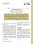 Research paper thumbnail of Hydrologic balance estimation using GIS in Korinthia prefecture, Greece