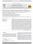 Research paper thumbnail of What caused Earth's temperature variations during the last 800,000 years? Data-based evidences on radiative forcing and constraints on climate sensitivity