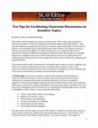 Research paper thumbnail of Ten Tips for Facilitating Classroom Discussions on Sensitive Topics