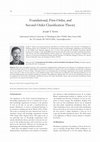 Research paper thumbnail of Foundational, First-Order, and Second-Order Classification Theory