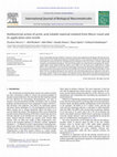 Research paper thumbnail of Antibacterial action of acetic acid soluble material isolated from< i> Mucor rouxii</i> and its application onto textile