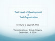 Research paper thumbnail of Teal Level of Development & Teal Organization