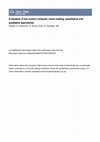 Research paper thumbnail of Evaluation of live human-computer music-making: Quantitative and qualitative approaches