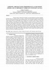 Research paper thumbnail of SUBSONIC AIRCRAFT WING PERFORMANCE AT TRANSONIC SPEEDS AND AT DIFFERENT TURBULENT INTENSITY LEVELS