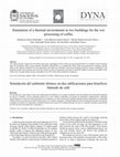 Research paper thumbnail of Simulation of a thermal environment in two buildings for the wet processing of coffee