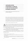 Research paper thumbnail of LIMITAÇÕES ENTRE O RELIGIOSO E O PÚBLICO: O USO POLÍTICO-RELIGIOSO DA BEBIDA AYAHUASCA / LIMITATIONS BETWEEN THE RELIGIOUS AND THE PUBLIC: THE POLITICAL-RELIGIOUS USE OF AYAHUASCA DRINK