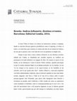 Research paper thumbnail of Resena Destinos errantes de Andrea Jeftanovic