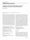 Research paper thumbnail of Constraints on the diversity and distribution of coral-reef assemblages in the volcanic Northern Mariana Islands