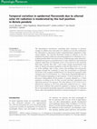 Research paper thumbnail of Temporal variation in epidermal flavonoids due to altered solar UV radiation is moderated by the leaf position in Betula pendula