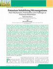 Research paper thumbnail of Potassium Solubilising Microorganisms Their Mechanisms, Potentialities and Challenges as Potassium Biofertiliser