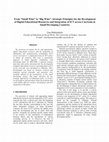 Research paper thumbnail of From “small wins” to “big wins”: Strategic principles for the development of digital educational resources and integration of ICT across curricula in small developing countries