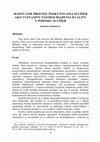 Research paper thumbnail of Mapovanie procesu poskytovania služieb ako významný nástroj riadenia kvality v podniku služieb