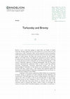 Research paper thumbnail of Tarkovsky and Brevity