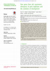 Research paper thumbnail of New genes from old asymmetric divergence of gene duplicates and the evolution of development