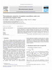 Research paper thumbnail of Thermodynamic properties of graphene nanoribbons under zero and quantizing magnetic fields