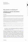 Research paper thumbnail of Johach, Eva: Was denkt im Individuum? Kollektivfiguren bei Ludwik Fleck, Tadeusz Bilikiewicz und Ludwig Gumplowicz, in: NTM. Zeitschrift für Geschichte der Wissenschaften, Technik und Medizin 22 (2014), S. 111-132.