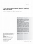 Research paper thumbnail of Formes pauci-symptomatiques du syndrome respiratoire aigu sévère (sras)