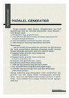 Research paper thumbnail of PARALEL GENERATOR