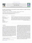 Research paper thumbnail of The effect of temperature on the growth of carbon nanotubes on copper foil using a nickel thin film as catalyst