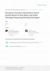 Research paper thumbnail of Enterprise Semantic Information Search System Based on New Music and Audio Ontology Integrating Existing Ontologies.