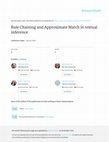 Research paper thumbnail of Rule Chaining and Approximate Match in textual inference