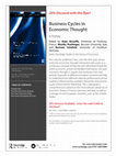 Research paper thumbnail of Business Cycles in Economic Thought. A History