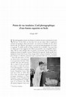 Research paper thumbnail of Points de vue insulaires. L’oeil photographique d’une femme expatriée en Sicile’, in Nicolas Bourguinat (ed.), Voyageuses dans l’Europe des confins, XVIIIe-XXe siècles / Women Travellers in European Borderlands (Strasbourg: Presses Universitaires de Strasbourg, 2014), pp. 101-116