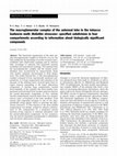 Research paper thumbnail of The macroglomerular complex of the antennal lobe in the tobacco budworm moth Heliothis virescens &#x0200A;: specified subdivision in four compartments according to information about biologically significant compounds