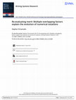 Research paper thumbnail of Re-evaluating merit: Multiple overlapping factors explain the evolution of numerical notations