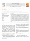 Research paper thumbnail of Absorption spectral response of nanotextured WO3 thin films with Pt catalyst towards H2