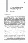 Research paper thumbnail of A etica ambiental em Tomás de Aquino