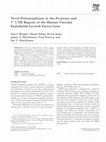 Research paper thumbnail of Novel Polymorphisms In the Promoter and 5'UTR Regions of the Human Vascular Endothelial Growth Factor Gene