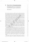 Research paper thumbnail of From fear to humanitarianism Changing patterns in Argentina’s involvement in peace operations