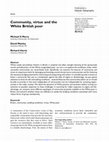 Research paper thumbnail of Community, Virtue and the White British Poor