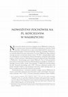 Research paper thumbnail of 2016 Nowożytny pochówek na pl. Kościelnym w Wałbrzychu (w:) Nowa Kronika Wałbrzyska, red. S. Bielawska, Wałbrzych, s. 207-224