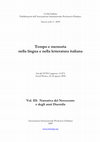 Research paper thumbnail of Sulle tracce del passato: memoria e frammentazione familiare in Vita di Melania Mazzucco e La masseria delle allodole di Antonia Arslan’, in Tempo e memoria nella lingua e nella letteratura italiana. Vol. 3. Eds. C. Salvadori Lonergan et all, Vol.3 Series “Civiltà italiana”, AIPI, 2009,