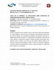 Research paper thumbnail of La articulación Universidad _ institutos como estrategia de profesionalización de los Trabajadores Sociales