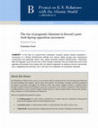 Research paper thumbnail of The Rise of Pragmatic Islamism in Kuwait's Post-Arab Spring Opposition Movement