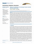 Research paper thumbnail of Influence of mantle flow on the drainage of eastern Australia since the Jurassic Period