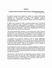 Research paper thumbnail of ENSAYO: LA EVALUACIÓN, UN ASUNTO VINCULADO AL QUEHACER EDUCATIVO