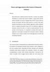 Research paper thumbnail of Power and Aggression in the Context of Domestic Violence