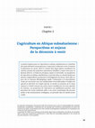 Research paper thumbnail of Agriculture afrique subsaharienne